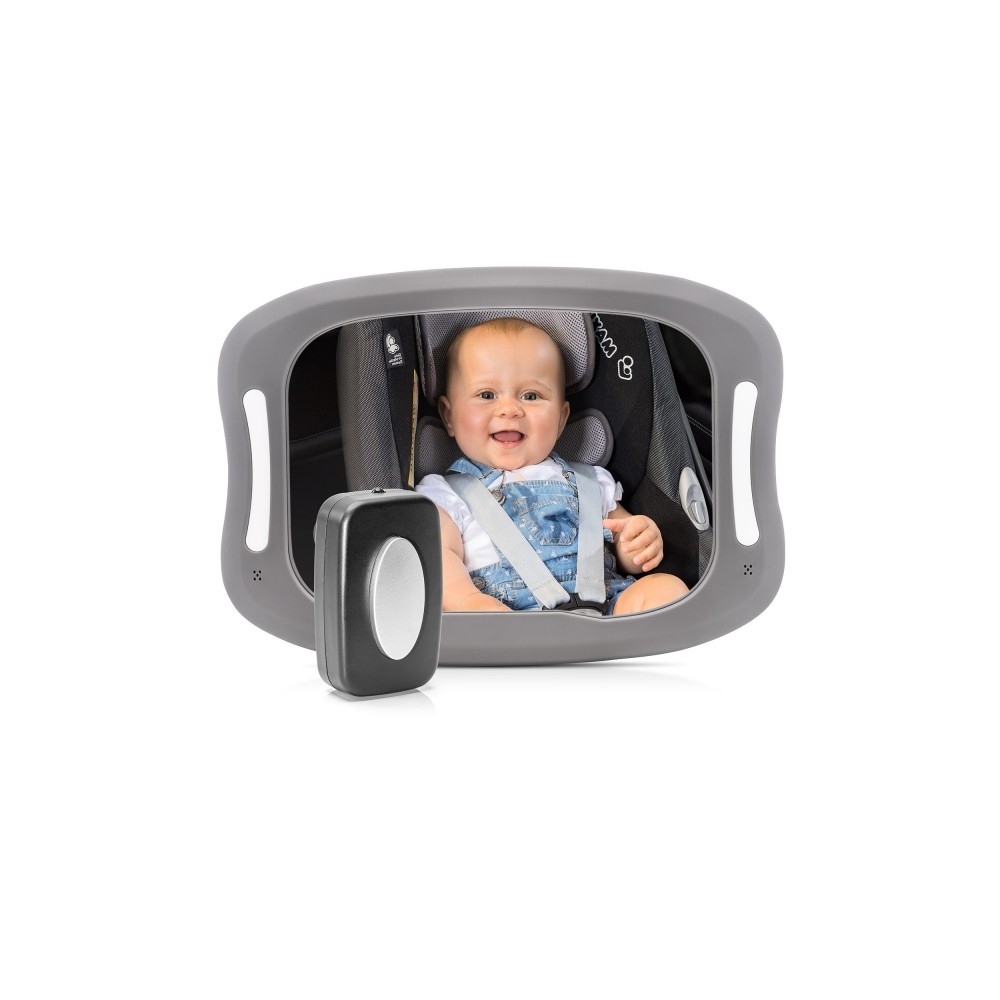 LED bei BabyView Reer kaufen Auto-Sicherheitsspiegel Dreikäsehoch Licht mit