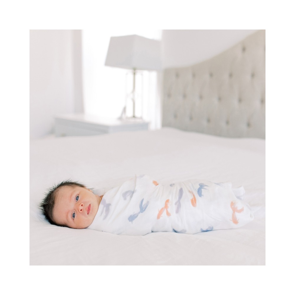 Aden + Anais Silky Soft Swaddles 3erPack, Koi Pond kaufen bei Dreikäsehoch