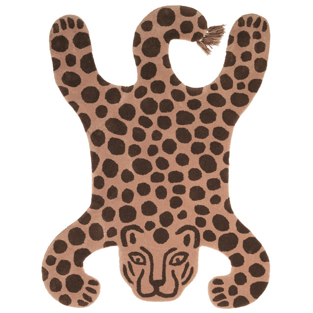 Ferm Living Teppich, Leopard